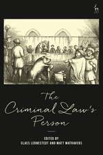 The Criminal Law’s Person