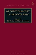 Apportionment in Private Law