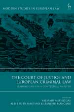 The Court of Justice and European Criminal Law: Leading Cases in a Contextual Analysis