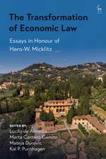 The Transformation of Economic Law: Essays in Honour of Hans-W. Micklitz