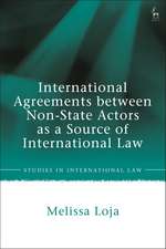 International Agreements between Non-State Actors as a Source of International Law