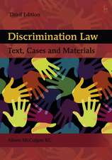 Discrimination Law: Text, Cases and Materials