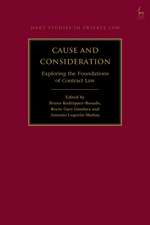 Cause and Consideration