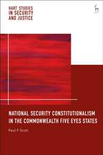 National Security Constitutionalism in the Commonwealth Five Eyes States