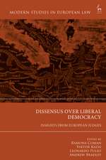 Dissensus over Liberal Democracy: Insights from European Judges