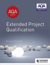 AQA Extended Project Qualification (EPQ)