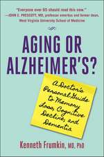 Aging or Alzheimer's?