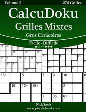 Calcudoku Grilles Mixtes Gros Caracteres - Facile a Difficile - Volume 5 - 276 Grilles