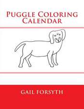 Puggle Coloring Calendar