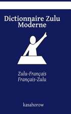 Dictionnaire Zulu Moderne