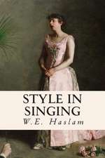 Style in Singing