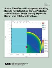 Shock Wave/Sound Propagation Modeling Results for Calculating Marine Protected Species Impact Zones During Explosive Removal of Offshore Structures