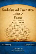 Sudoku Ad Incastro 10x10 Deluxe - Da Facile a Diabolico - Volume 14 - 468 Puzzle