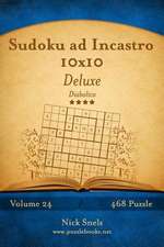 Sudoku Ad Incastro 10x10 Deluxe - Diabolico - Volume 24 - 468 Puzzle