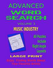 Advanced Word Search Volume 3 Music Industry