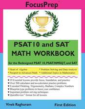 PSAT 10 and SAT Math Workbook