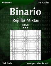 Binario Rejillas Mixtas - Dificil - Volumen 4 - 276 Puzzles