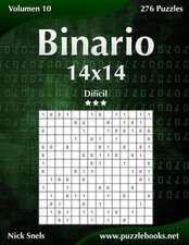 Binario 14x14 - Dificil - Volumen 10 - 276 Puzzles