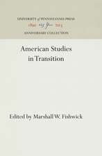 American Studies in Transition