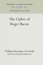 The Cipher of Roger Bacon