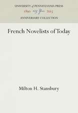 French Novelists of Today