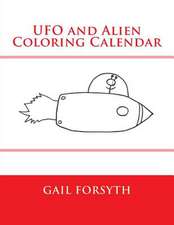 UFO and Alien Coloring Calendar