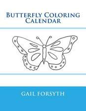 Butterfly Coloring Calendar