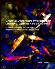 Creative Decorative Photography Ornamental Japanese Koi Fish in a Pond