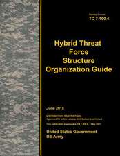 Training Circular Tc 7-100.4 Hybrid Threat Force Structure Organization Guide June 2015