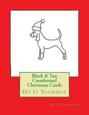 Black & Tan Coonhound Christmas Cards