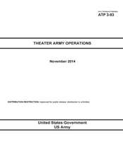 Army Techniques Publication Atp 3-93 Theater Army Operations November 2014