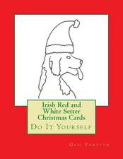 Irish Red and White Setter Christmas Cards