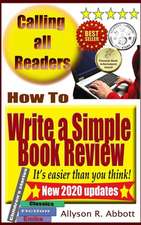 How to Write a Simple Book Review