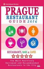 Prague Restaurant Guide 2016