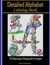 Detailed Alphabet Coloring Books