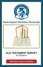 Old Testament Survey for Students