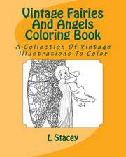 Vintage Fairies and Angels Coloring Book