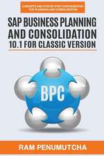 SAP Business Planning and Consolidation 10.1 for Classic Version