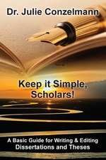 Keep It Simple, Scholars!