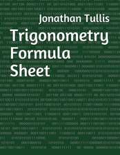 Trigonometry Formula Sheet