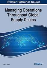 Managing Operations Throughout Global Supply Chains