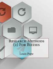 Research Methods (2) for Bizzies