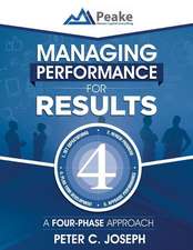 Managing Performance for Results