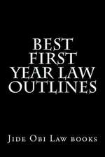 Best First Year Law Outlines