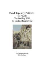 Bead Tapestry Pattern for Peyote the Wailing Wall by Gustav Bauernfeind