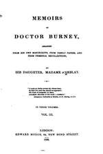 Memoirs of Doctor Burney - Vol. III