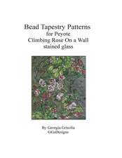 Bead Tapestry Patterns for Peyote Climbing Rose on a Wall