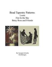 Bead Tapestry Patterns Loom Fire in the Sky Betsy Ross and Friends