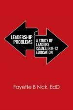 Leadership Problems