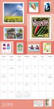 United States Postal Service Stamp Art 2025 Wall Calendar